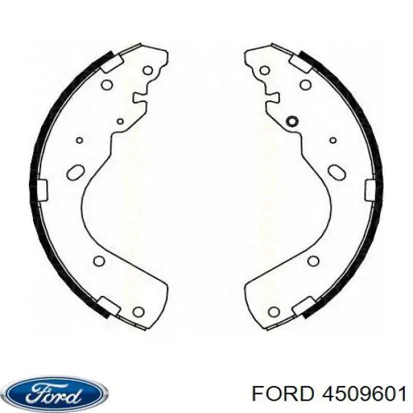 4509601 Ford Барабанные тормозные колодки
