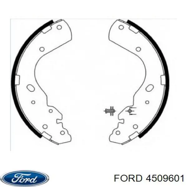 Тормоза рабочие задние ножные и тормозные барабаны Ford 4509601 цена, от 51.27 USD