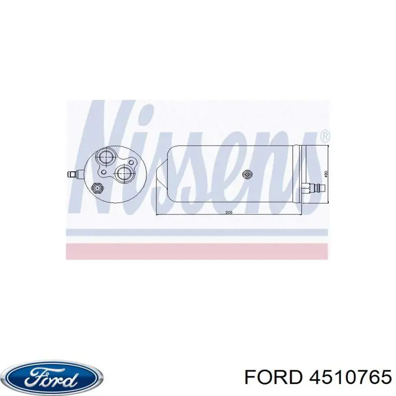 Осушитель кондиционера 4510765 Ford