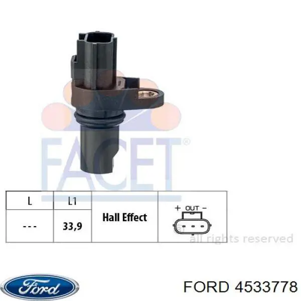 4533778 Ford датчик скорости