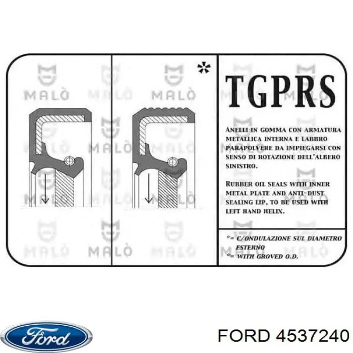 Датчик ABS передний Ford 4537240