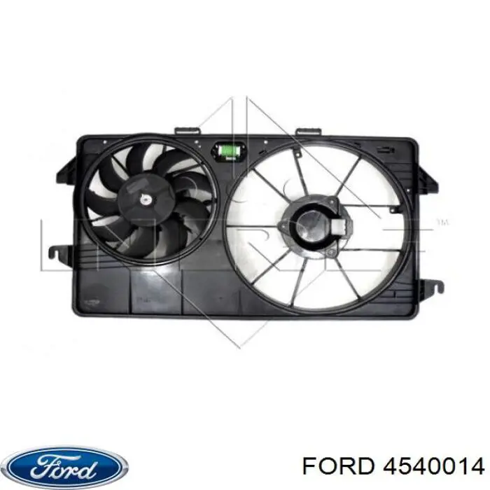 4540014 Ford диффузор радиатора охлаждения, в сборе с мотором и крыльчаткой
