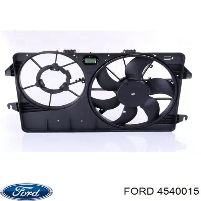 Купить 4540015 Ford Диффузор вентилятора в сборе с мотором и крыльчаткой
