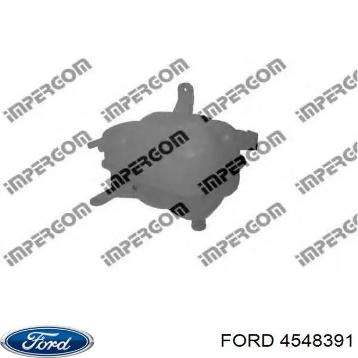 Бачок системы охлаждения 4548391 Ford