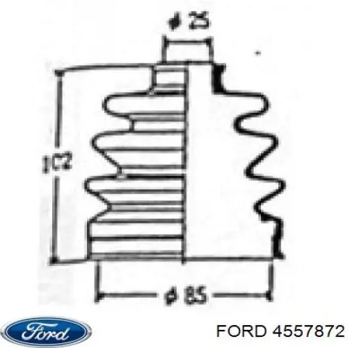 Чехол шруса Ford 4557872 цена, от 14.13 USD