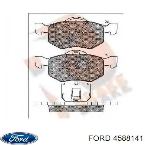 Колодки Ford 4588141 цена, от 26.26 USD