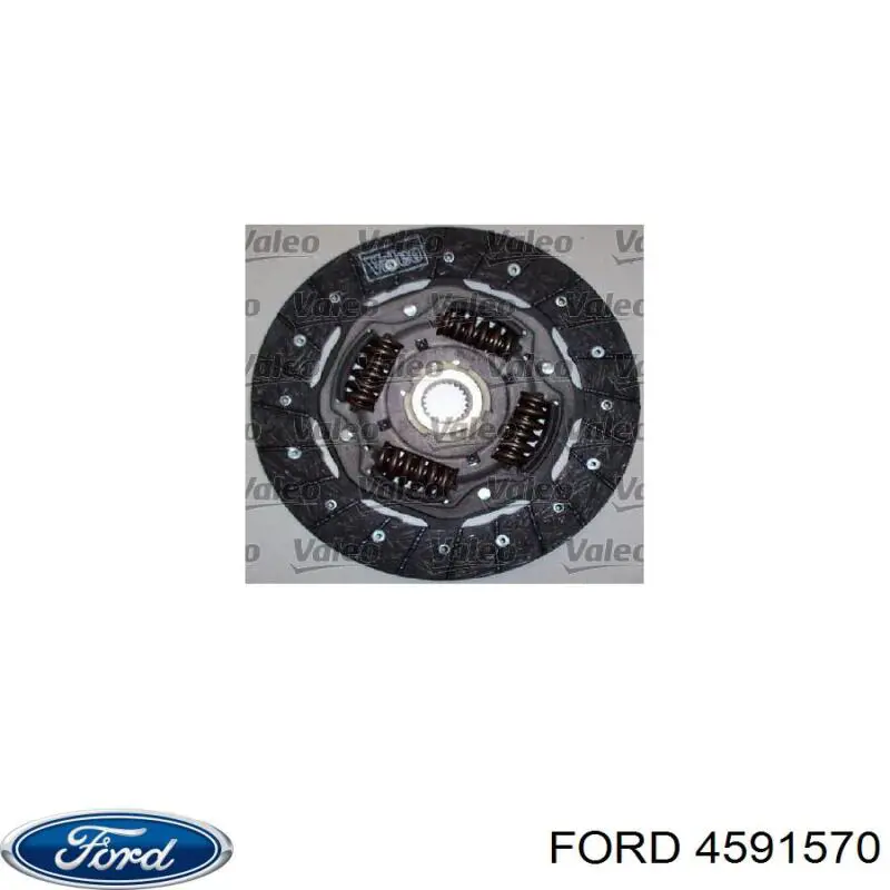 Комплект сцепления (3 части) Ford 4591570 цена, от 74.75 USD