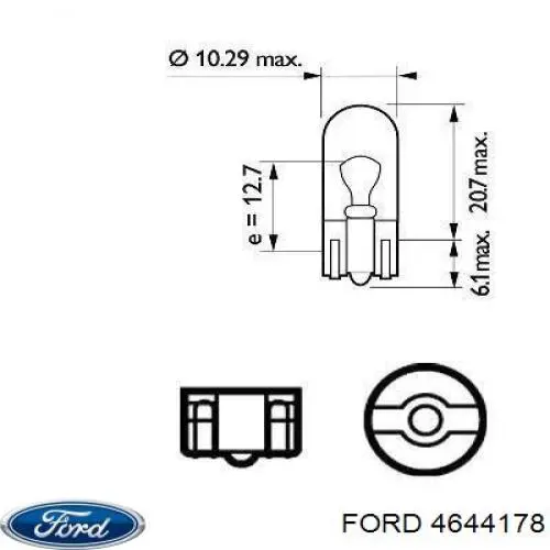 Купить 4644178 Ford Лампочка