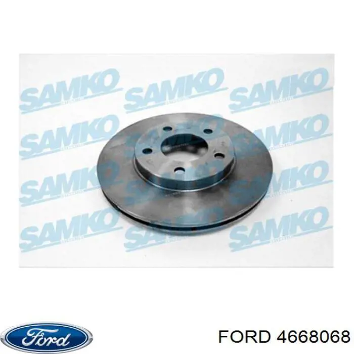 Передние тормозные диски 4668068 Ford