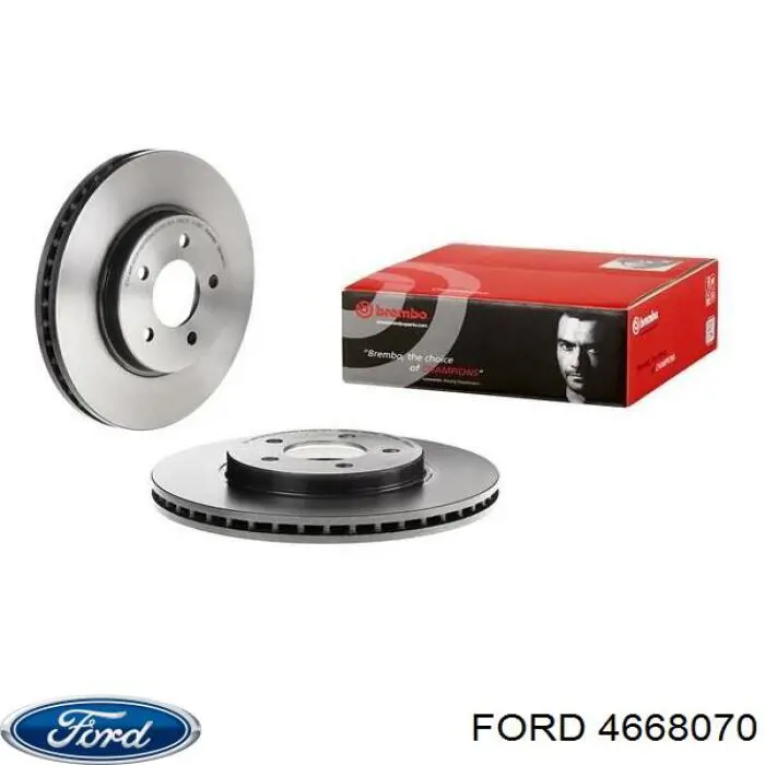 4668070 Ford Диск тормозной передний