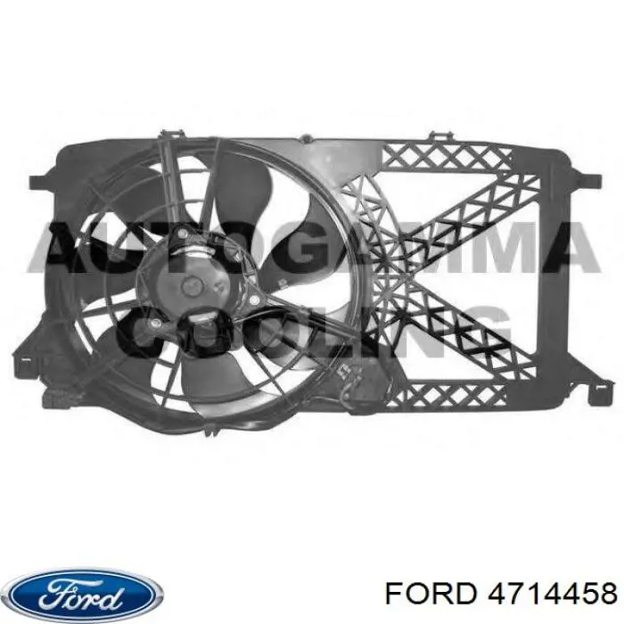 Диффузор радиатора охлаждения в сборе с мотором и крыльчаткой Ford 4714458 цена, от 26.78 USD