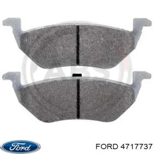 Купить 4717737 Ford Колодки тормозные задние, дисковые