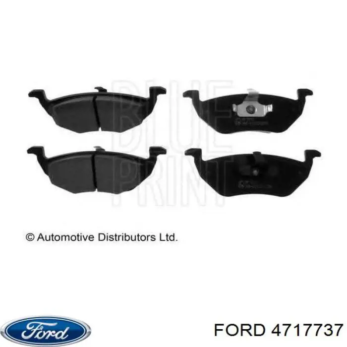 4717737 Ford Колодки тормозные дисковые комплект