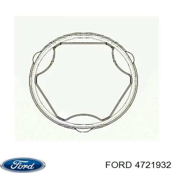 Пыльник шарнира угловых скоростей внутренний передний Ford 4721932 цена, от 39.65 USD
