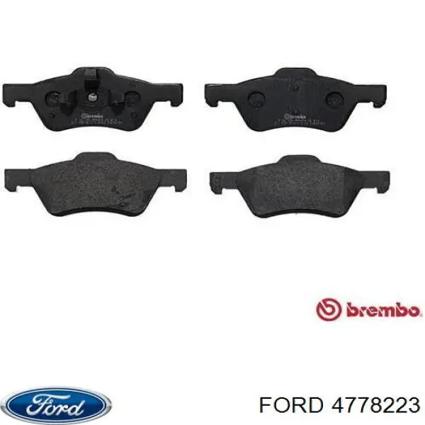 Купить 4778223 Ford Колодки тормозные