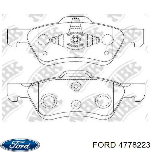 4778223 Ford Колодки передние