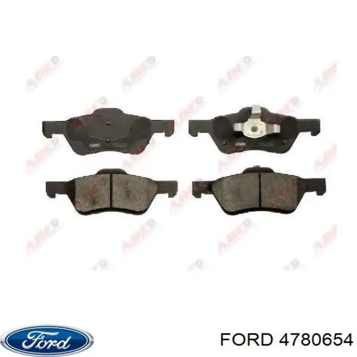 4780654 Ford колодки тормозные передние дисковые
