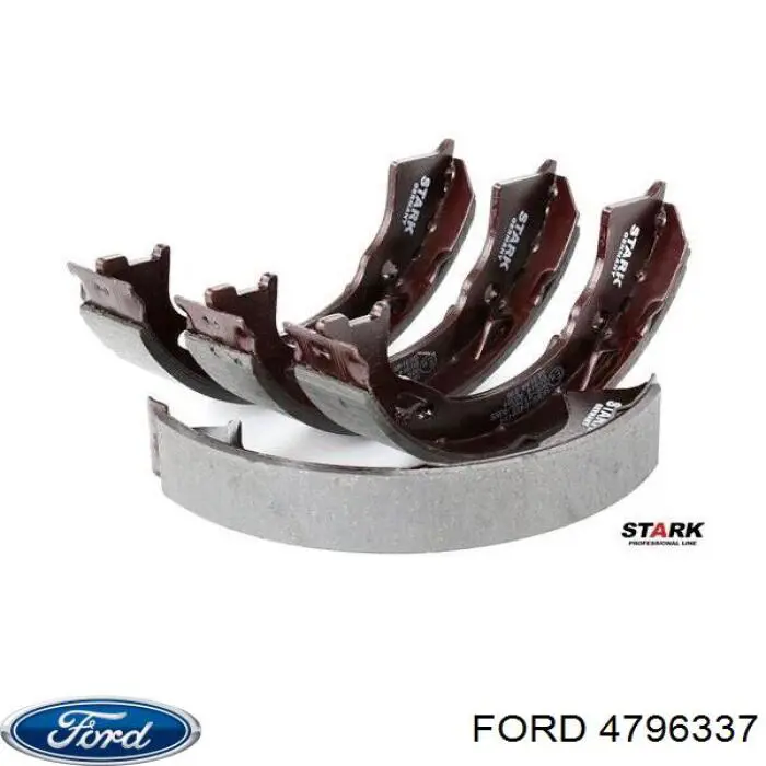 Купить 4796337 Ford Колодки ручника/стояночного тормоза