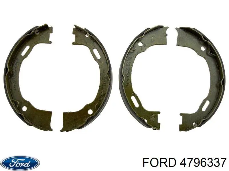 Колодки ручника (стояночного тормоза) Ford 4796337