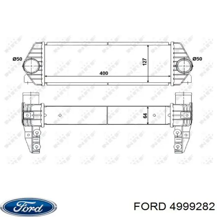 Система охлаждения наддувочного воздуха Ford 4999282 цена, от 87.44 USD