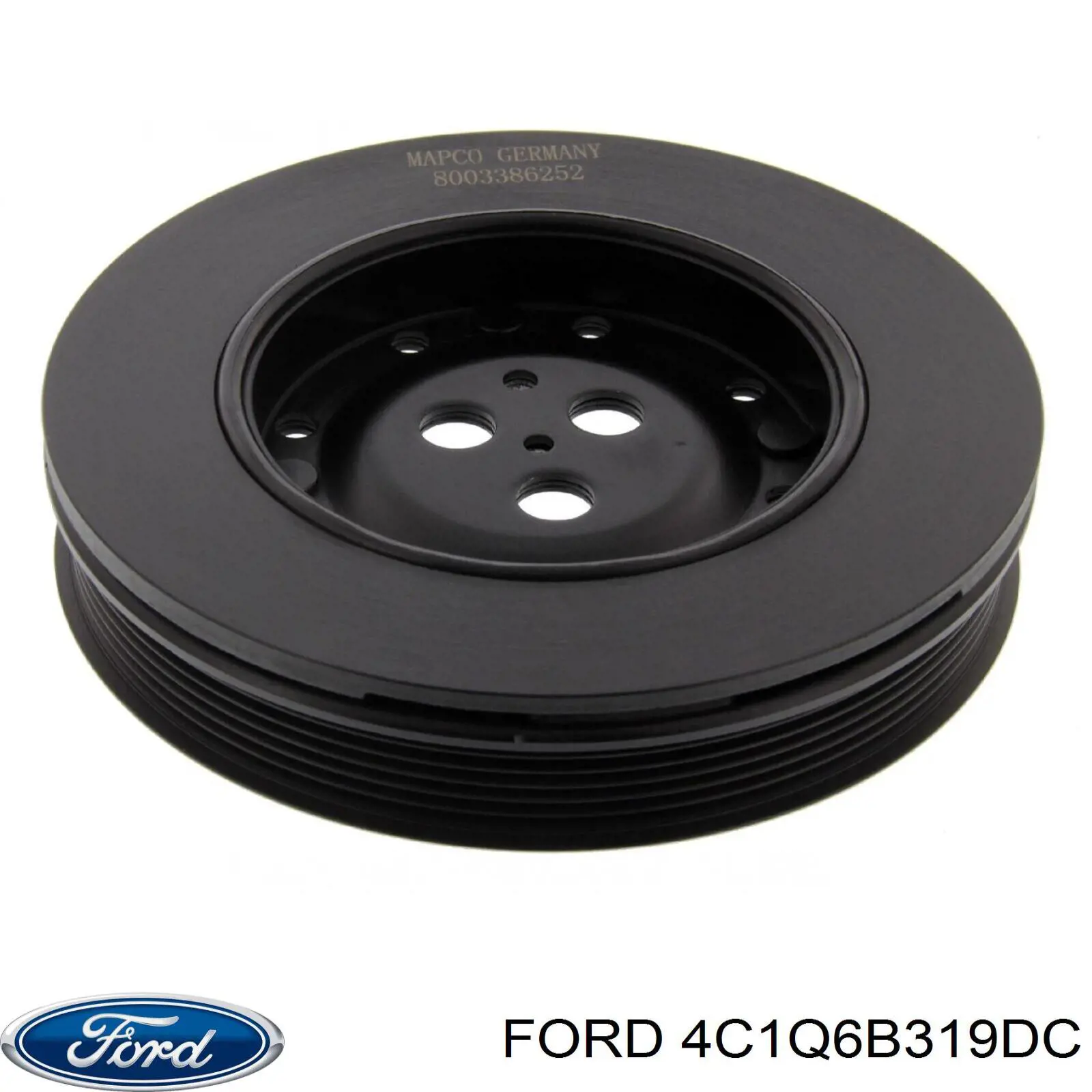 Шкив коленвала 4C1Q6B319DC Ford