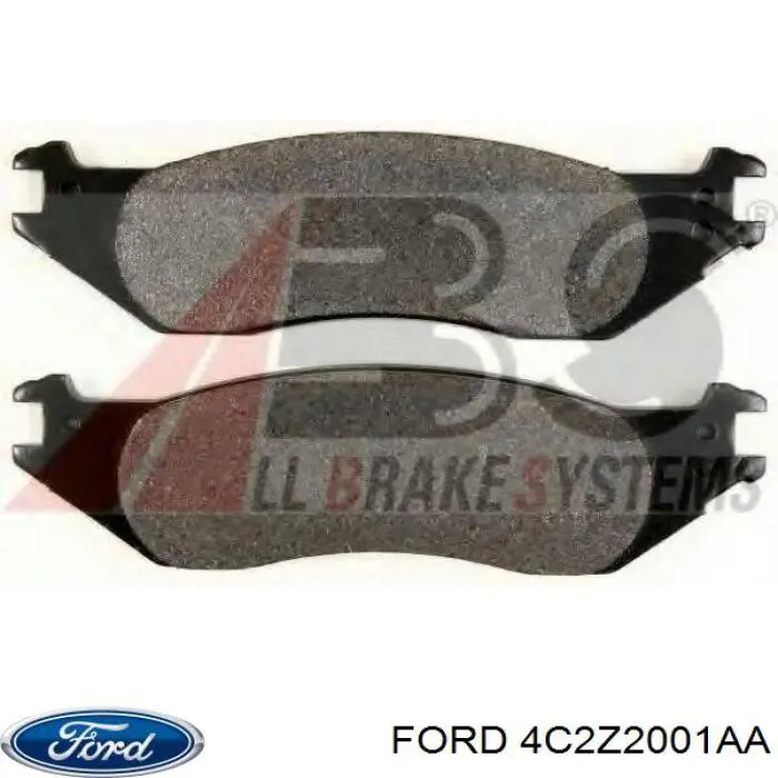 4C2Z2001AA Ford Колодки передние