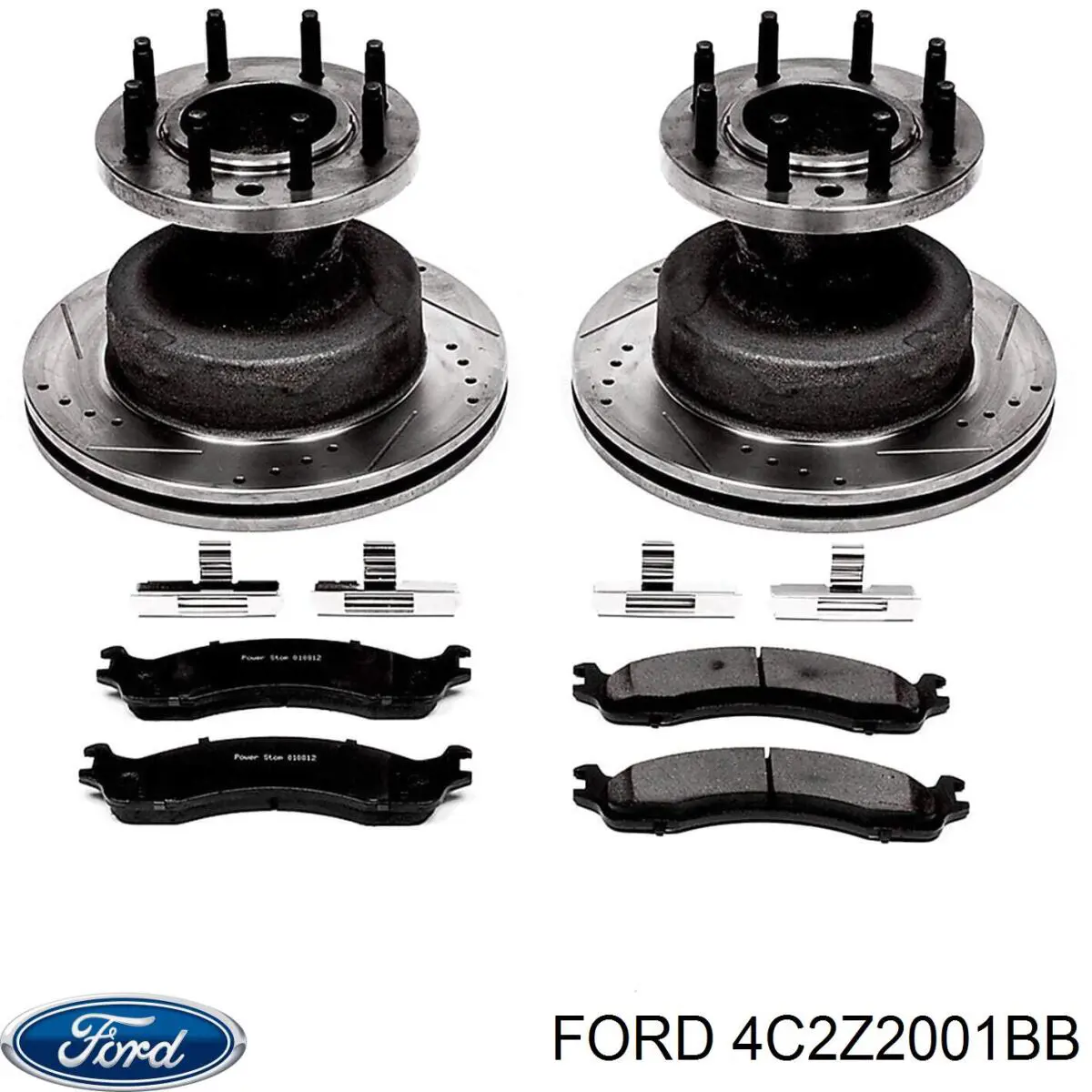 4C2Z2001BB Ford Колодки передние