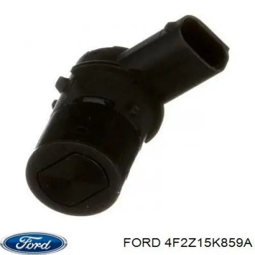 4F2Z15K859A Ford sensor traseiro de sinalização de estacionamento (sensor de estacionamento)