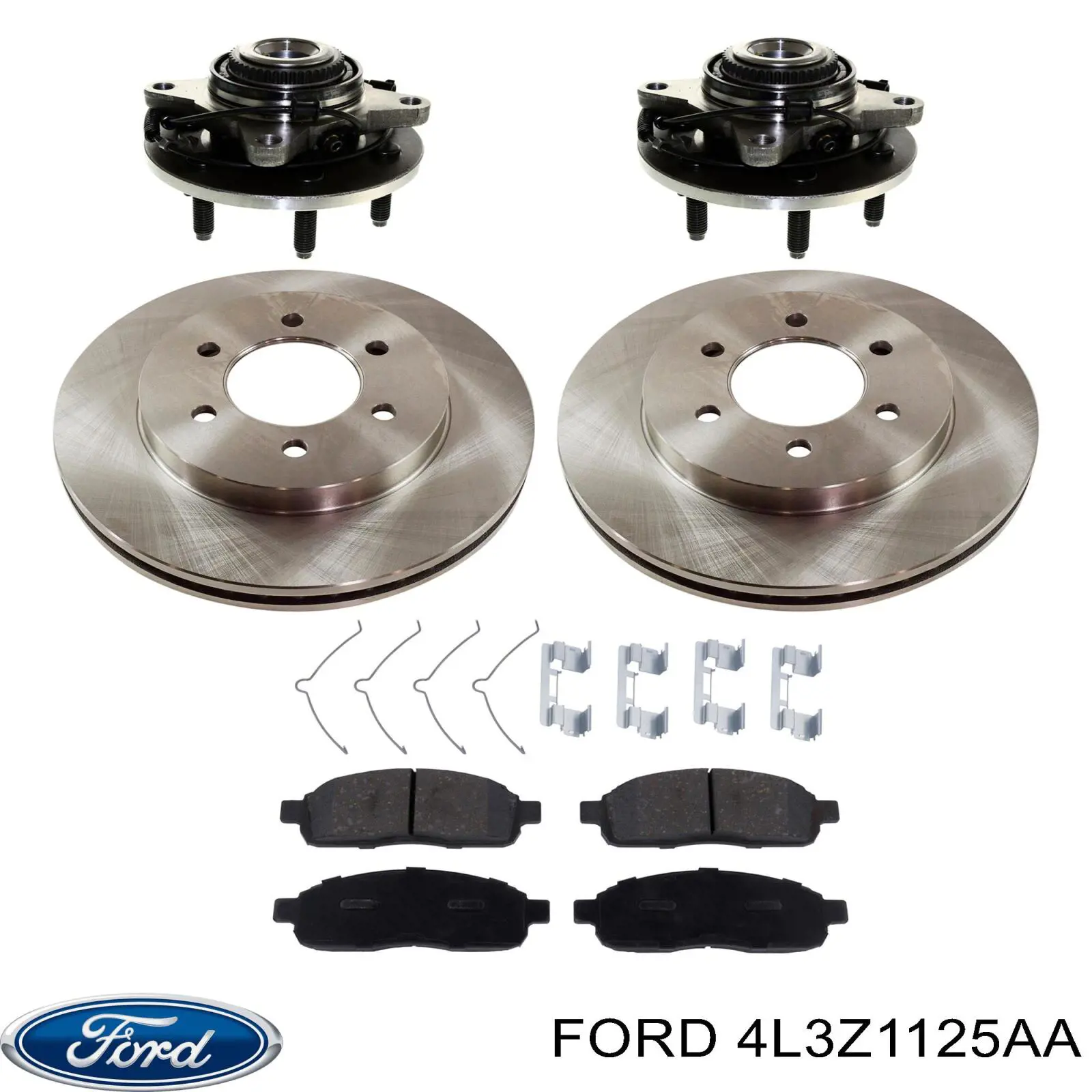 Тормоз дисковый передний Ford 4L3Z1125AA цена, от 98.87 USD