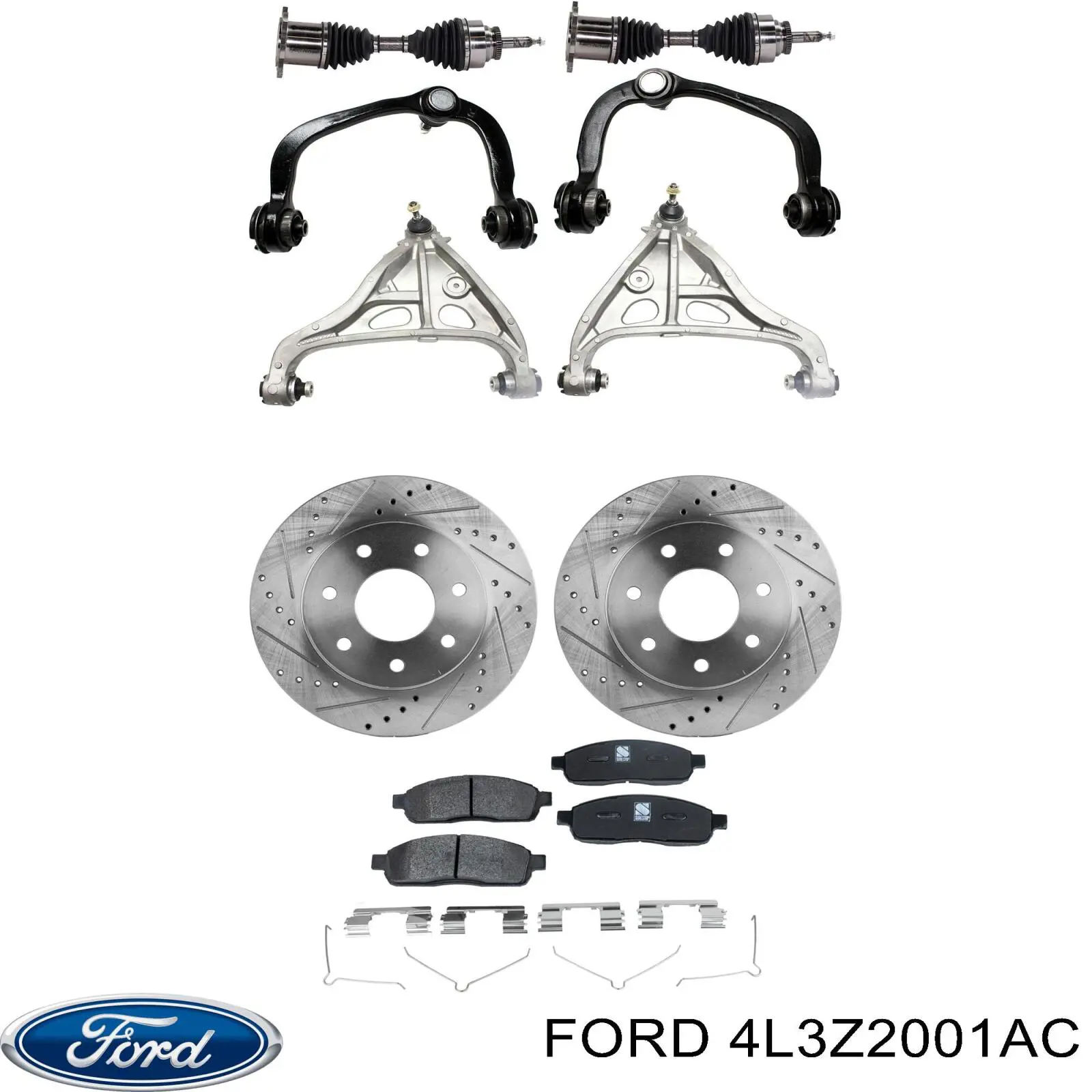 Передние тормозные колодки 5L3Z2001A Ford