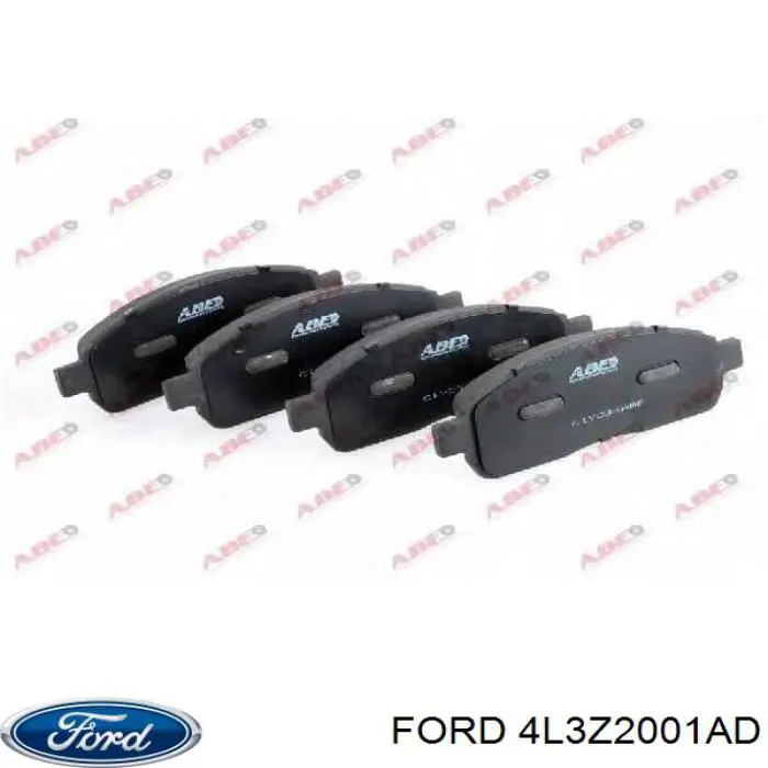 Передние тормозные колодки 4L3Z2001AD Ford