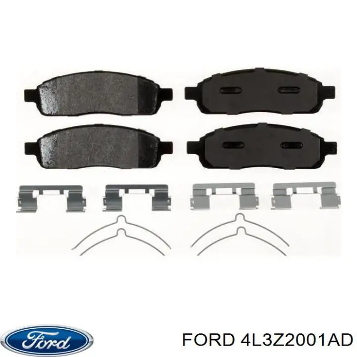 Купить 4L3Z2001AD Ford Колодки тормозные