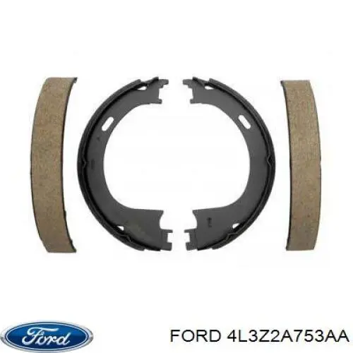 Колодки ручника 4L3Z2A753AA Ford