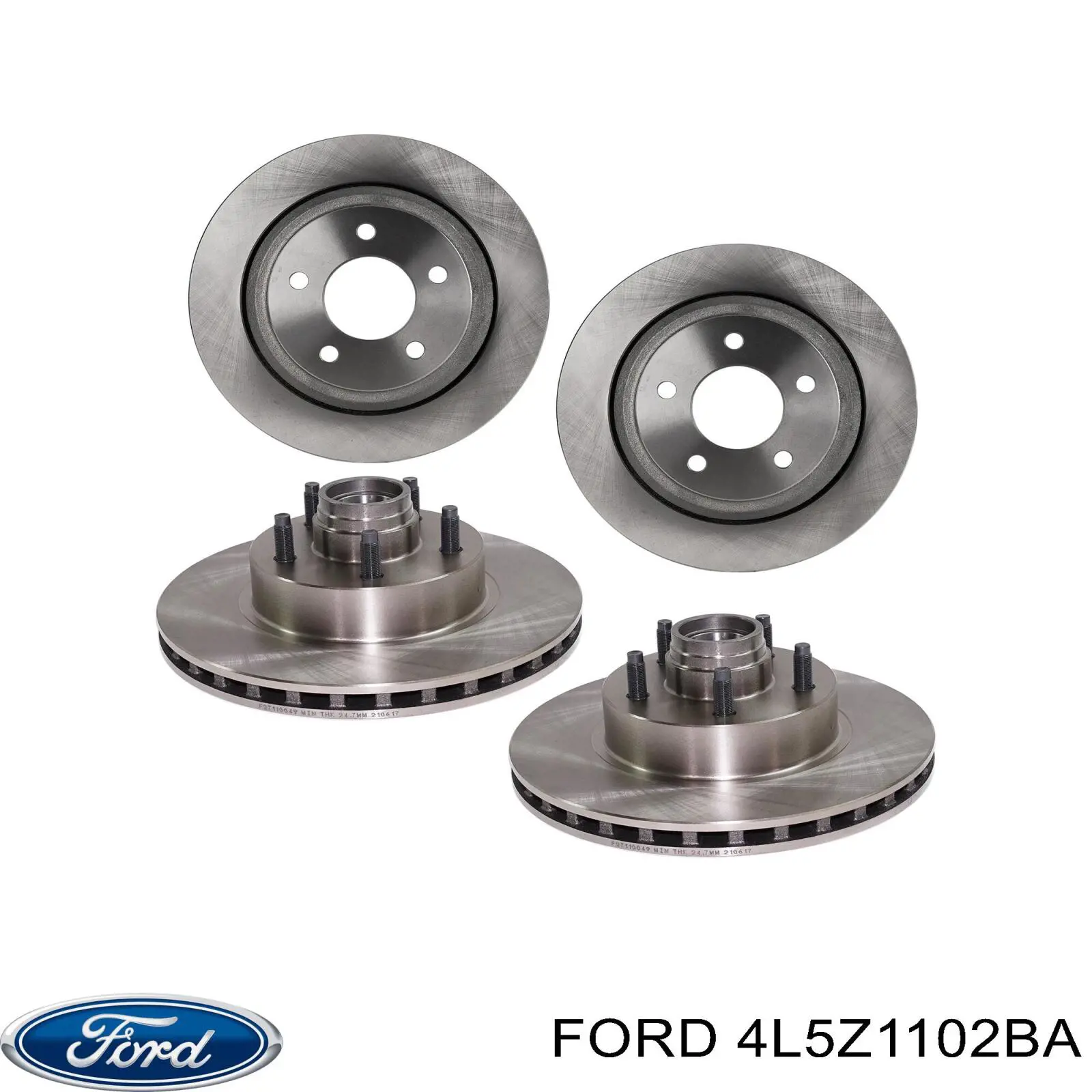 Передние тормозные диски 4L5Z1102BA Ford