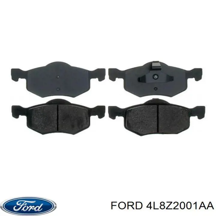 Передние тормозные колодки 4L8Z2001AA Ford