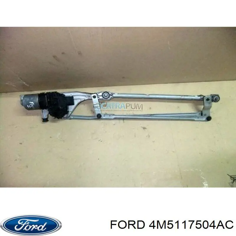 4M5117504AC Ford trapézio de limpador pára-brisas