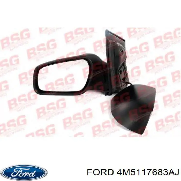 Зеркало заднего вида, левое Ford 4M5117683AJ цена, от 34.25 USD
