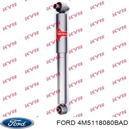 Амортизатор задний 4M5118080BAD Ford