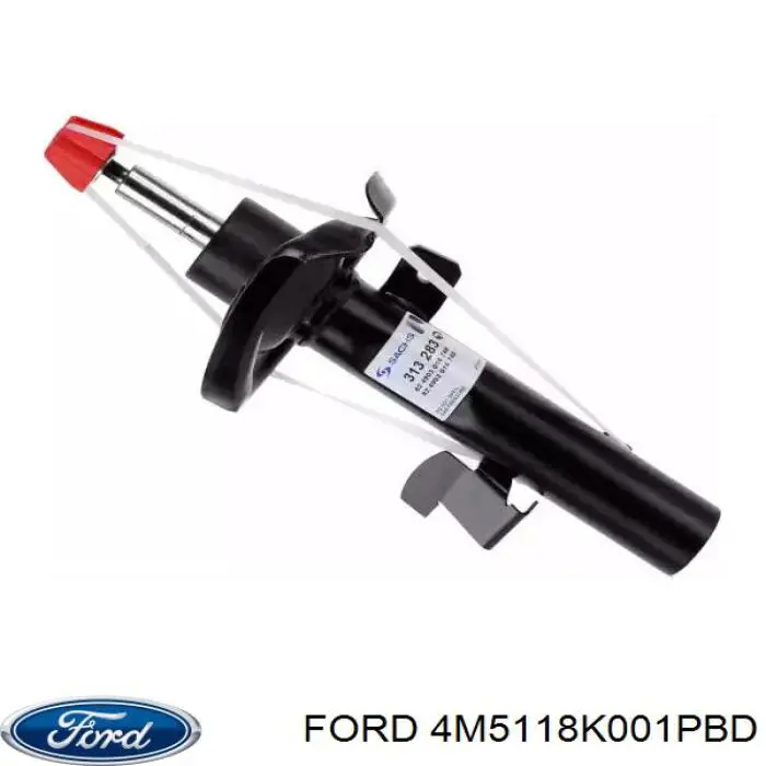 Амортизатор передний левый 4M5118K001PBD Ford