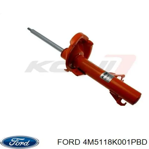 Купить 4M5118K001PBD Ford Амортизатор подвески передний левый