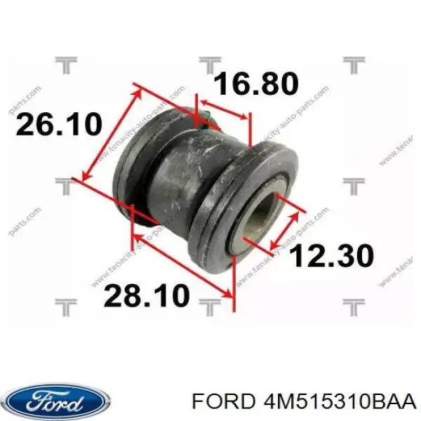 Купить 4M515310BAA Ford Амортизатор подвески передний левый