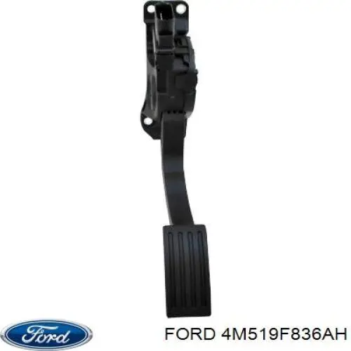 4M519F836AH Ford pedal de gás (de acelerador)