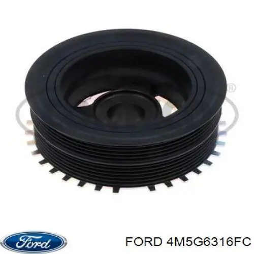 Демпфер коленвала Ford 4M5G6316FC