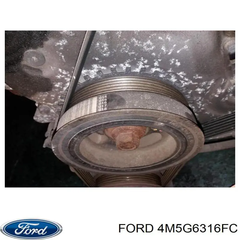 Шкив коленвала (демпфер) Ford 4M5G6316FC цена, от 35.19 USD
