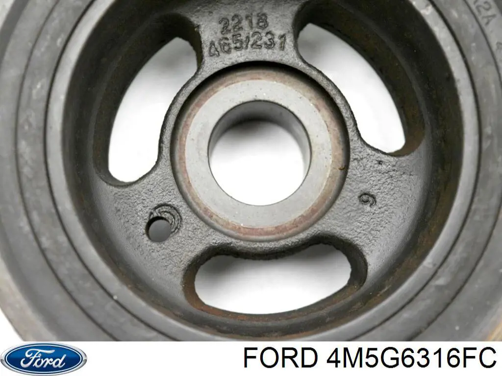 Купить 4M5G6316FC Ford Шкив-демпфер коленвала