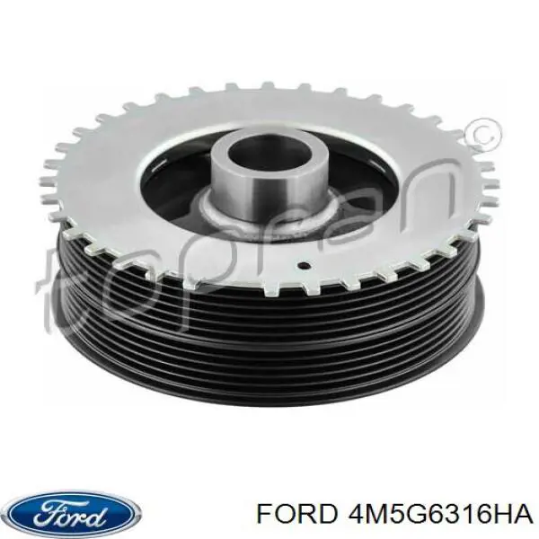 Купить 4M5G6316HA Ford Шкив-демпфер коленвала