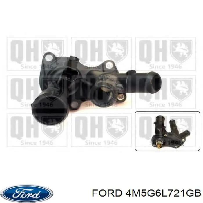 Термостат в корпусе Ford 4M5G6L721GB цена, от 51.41 USD