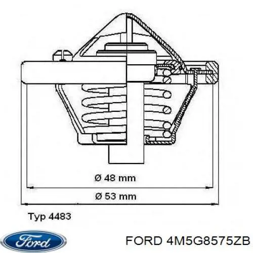 Термостат 4M5G8575ZB Ford