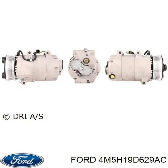 4M5H19D629AC Ford компрессор кондиционера