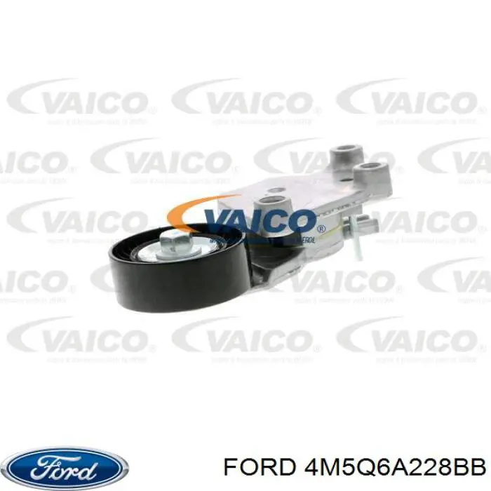 Купить 4M5Q6A228BB Ford Натяжитель приводного ремня